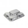 Convenient divided lunch box of aluminum foil tray take-out aluminium food