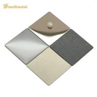 China Brushed 304 4*8FT Hairline Stainless Steel Sheet For Kitchen Cabinet Sector on sale