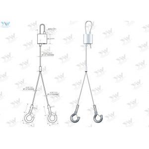 China Y Cable Adjustable Light Hanging Kit  Ø1.5 Mm Wire Thickness For LED Panels supplier