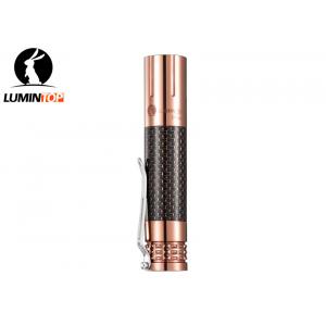 High Efficient Lumintop Prince Brass Flashlight 190 Meters Beam Distance
