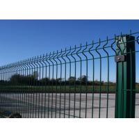 Height 1.53m Triangle Fence Panel With Peach Posts For Security