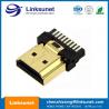 HDMI 19PIN Plug 90D Elbow Injection Wire Harness UL94 V - 0 Customized Brand