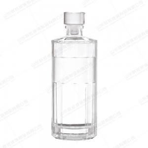 Clear Glass Wine Bottles with Hot Stamping Surface from Glass Bottle Factor