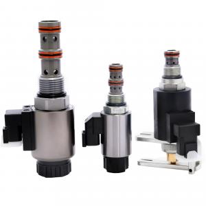 Oil Directional Proportional Solenoid Valve Threaded Electromagnetic Drive