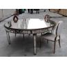 China Large Size Mirrored Dining Table Lacquer Painting Finish Customized Color wholesale
