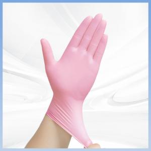 Extra Strong Tensile Strength Synthetic Nitrile Gloves Oil Resistance
