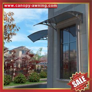 diy pc polycarbonate canopy awning shelter with cast aluminum alu bracket arm support and polycarbonate sheet for sale