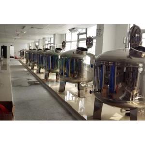 Mirror Polish Water Treatment Accessories SS304 SS316 Stainless Steel Filter Tank  /  Pre Treatment Tank