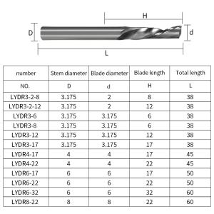 China 1Z Spiral Groove Cutting Bit Aluminium Cutting Cnc Milling Cutter wholesale