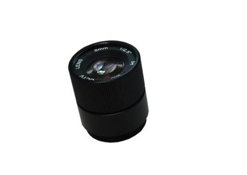 Focal Length 8mm Wireless Camera Lens , CS Mount CCTV Ip Camera Zoom Lens