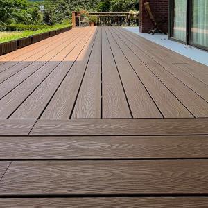 Balcony 3D Composite Decking Easy Installation Outdoor WPC 3D Panel