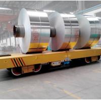 63トンの重負荷の重い貨物を運ぶための鋼鉄管処理の平床式トレーラーのカート