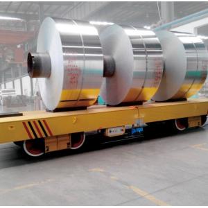 63 Ton Heavy Load Steel Tube Handling Flat Bed Cart For Transporting Heavy Cargoes