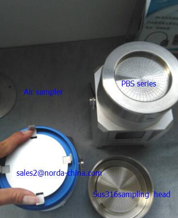 Demonstrador microbiano do ar para o ambiente do quarto desinfetado como o ISO