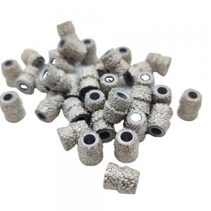 China Vacuum Brazed Taper Bead for Marble Stone Quarry Trimming Diamond Bead 11.0mm Wire Rope supplier