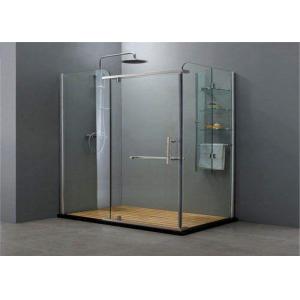 Customized Clear Toughened Glass , Bathroom Shower Glass Shower Enclosure