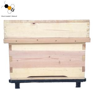 Bee Farm Pre Assembled Metal Roof Single Level Bee Hive Brood Box