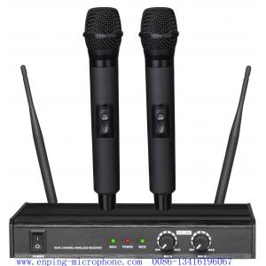 902 wireless microphone system UHF Pro dual channel rechargeable handheld half rack size