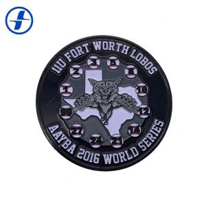 China Round Shape Metal Enamel Pin Badges , Team Trading Pins Size Customized supplier