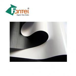 White 100m 700gsm PVC Blockout Banner Wide Format Printing UV ink