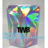 Metallized mailer pac Hologram Shiny Foil Glamour Holographic Mailers Metallic