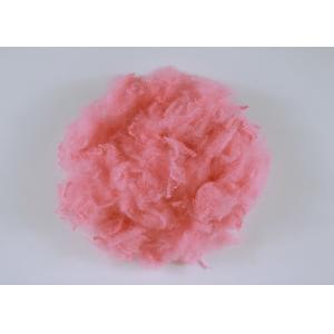 China Pink Colored 100% PSF Polyester Staple Fiber 2.5D*65MM With Good Spinning wholesale