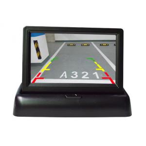 Foldable Car Rear View Mirror Monitor , 4.3 Inch Touch Screen Monitor For Car