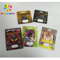 China Custom Blister Card Packaging Alien Powder Rhino 3d Paper Pills Capsule Pack on sale