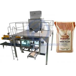Feed Pellet Automatic Big Bag Filling Machine For 25 KG PP Woven Bags