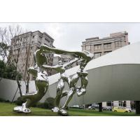 China Hand Made SS Sculpture Metal Modern Art For Landscape Decoration on sale