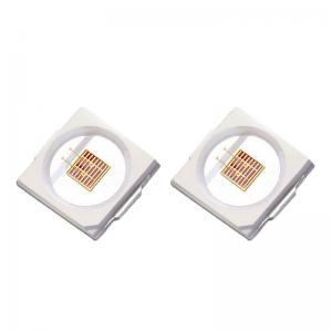 China 300mA 680nm SMD LED Chips 3.0*3.0mm SMD LED Diode Silica Sphere Surface supplier