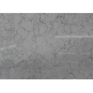 White Quartz Stone Artificial Quartz Slab Countertops For Interior Decoration