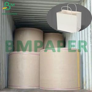 China Industrial Grade 50# White Bleached Kraft Paper Wide Jumbo Roll 48'' Craft Paper supplier