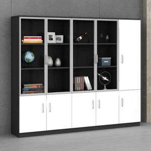 79 Inch Office Wooden Filing Cabinets White OEM 5 Door Storage Cabinet