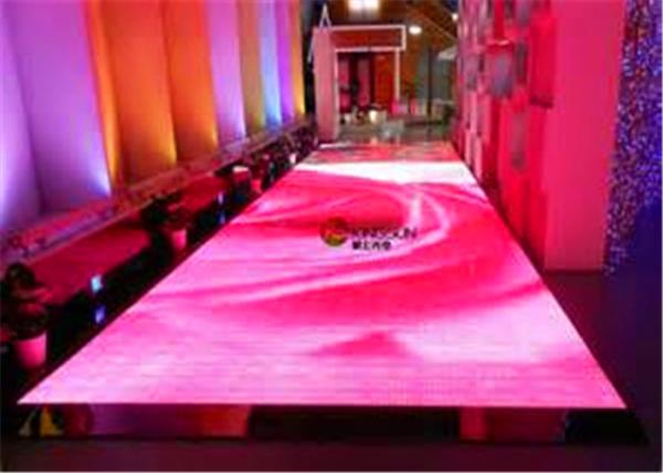 Full Color P9mm Interactive Floor Led Display With 140°Viewing Angle