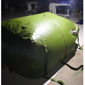 China Durable 3m3 Fuel Storage Tanks Folded TPU Coated Inflatable Fuel Tank High Strength Material supplier