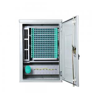 Wall Mounted 144 Core Fiber Optic Cabinet ODC Pole Fiber Distribution Cabinet