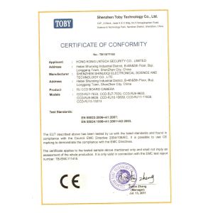 Shenzhen Shinuoqi Electronical Science and Technology Co. td. Certifications