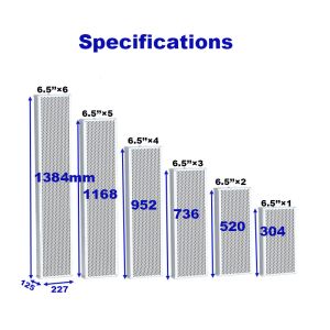 China 10W Waterproof Aluminum Column Speaker 6.5" PA Speaker IP44 wholesale