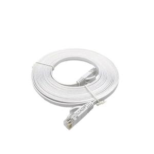 China Кабель заплаты локальных сетей гибкого провода Cat5e белизны 1m-50m RJ45 Cat6 плоский supplier
