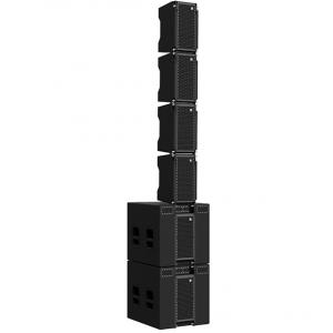 China Mini Line Array Speakers Outdoor Indoor Dual 8 Inch Line Array Stand Set supplier
