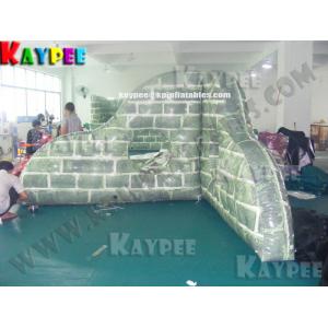 China Inflatable paintball Bunker broken wall,digital printing Deluxe Tactical Field, KPB031 supplier