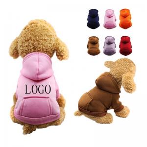 100% Cotton Small Dog Hoodie Classic Carrying Custom Dog Hoodies