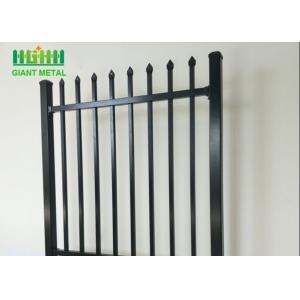 OHSAS 18001 Home Garden Powder Coated Tubular Steel Fence