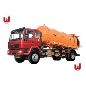 10m3 Vacuum Sewage Truck 6 Wheelers Sewage Cleaning Tanker