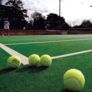 15mm Artificial Grass Tennis Court Volleyball Area Support Environmental