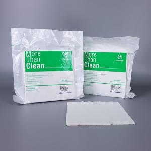 China 230Gsm Cleanroom Microfiber Wipes Lint Free Disposable Class 10 Cellulose Polyester supplier