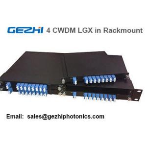 Passive CWDM Mux Demux 8CH Module 4pcs LGX Box 19" 1U Rackmount