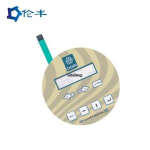 Flat Membrane Switch Overlay Matte Metal Dome Touch Panel Overlay