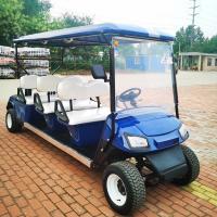 China Blue 6 Seater 40 Mph Electric Golf Cart 60V 70km-90km Custom on sale